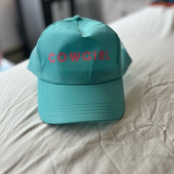 NEW Cowgirl Turquoise Trucker Hat OS - Picture 3 of 6